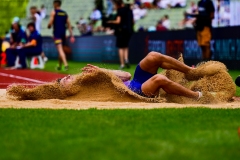 in action during in qualification of European Champhionsh Munich 2022 in Olympiastadion , Munich, Baviera, Germany, 15/08/22