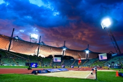 in action during in qualification of European Champhionsh Munich 2022 in Olympiastadion , Munich, Baviera, Germany, 15/08/22