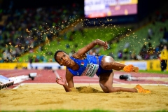 in action during in Final of European Champhionsh Munich 2022 in Olympiastadion , Munich, Baviera, Germany, 18/08/22