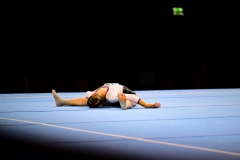 in action during in Final of Artistic Gymnastic of European Champhionsh Munich 2022 in Olympiahalle, Munich, Baviera, Germany, 14/08/22