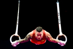 in action during Final of Artistic Gymnastic of European Champhionsh Munich 2022 in Olympiastadion , Munich, Baviera, Germany, 20/08/22