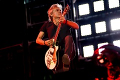 The Italian singer Luciano Ligabue performs during the date of his "Start Tour 2019" in the Giuseppe Meazza stadium (San Siro) in Milan exactly 22 years after his first date in the same stadium.