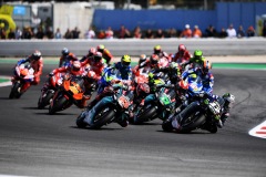 40 Spanish driver Augusto Fernandez of Team FLEXBOX HP40 on podium of Octo San Marino and Riviera di Rimini GP, 13th stage of MotoGP World Championship in Misano World Circuit Marco Simoncelli, Riviera di Rimini, Italy